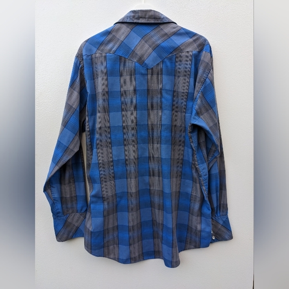 Men's Classic Western Wear Snap Down Front Size 16 1/2 Excellent Condition - Picture 4 of 7